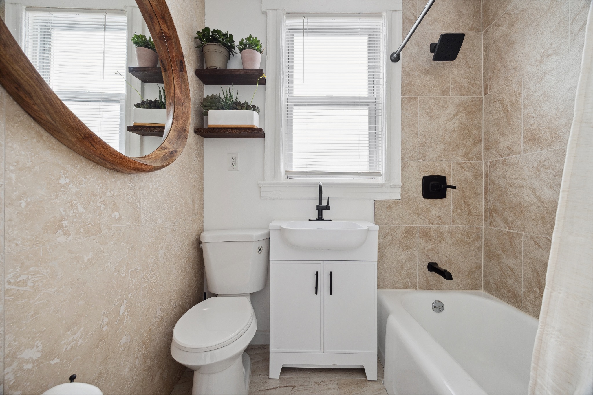 Bathroom after renovation